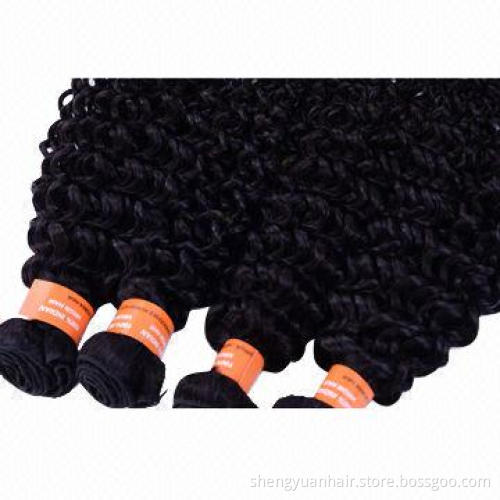 Superior Quality and Salable Brazilian Virgin Human Hair Curly Weaving